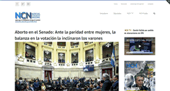 Desktop Screenshot of ncn.com.ar